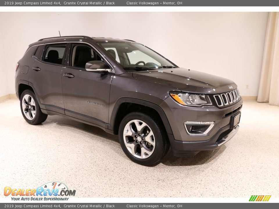 2019 Jeep Compass Limited 4x4 Granite Crystal Metallic / Black Photo #1