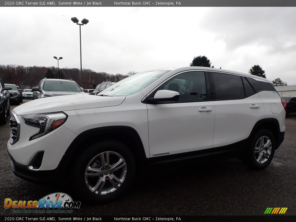 2020 GMC Terrain SLE AWD Summit White / Jet Black Photo #1