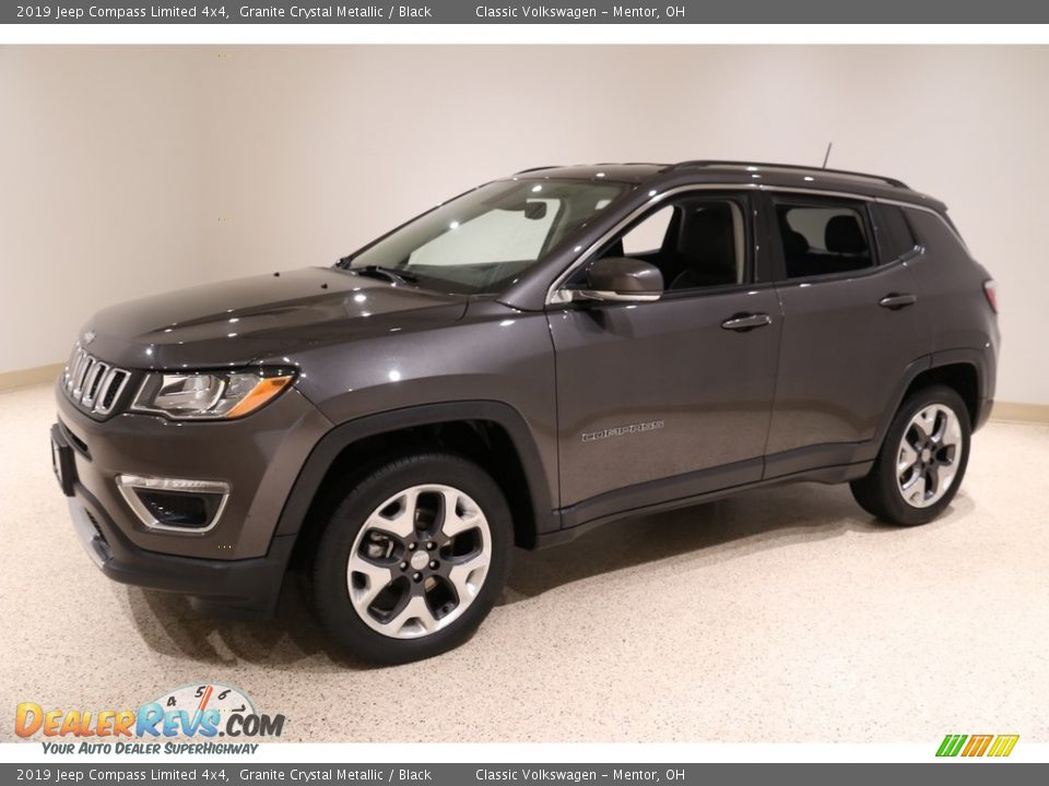 2019 Jeep Compass Limited 4x4 Granite Crystal Metallic / Black Photo #3