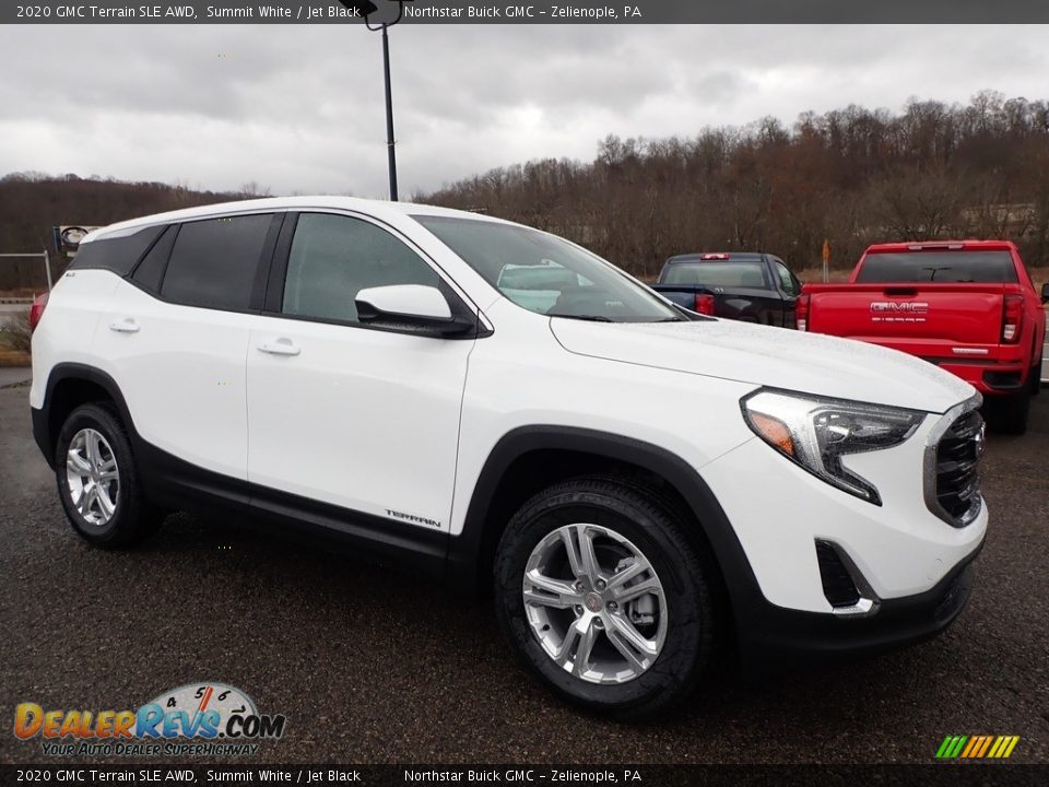 2020 GMC Terrain SLE AWD Summit White / Jet Black Photo #3