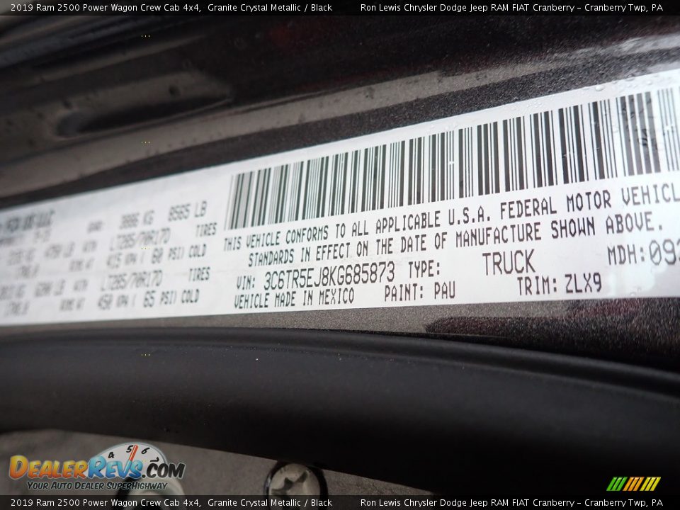 2019 Ram 2500 Power Wagon Crew Cab 4x4 Granite Crystal Metallic / Black Photo #17