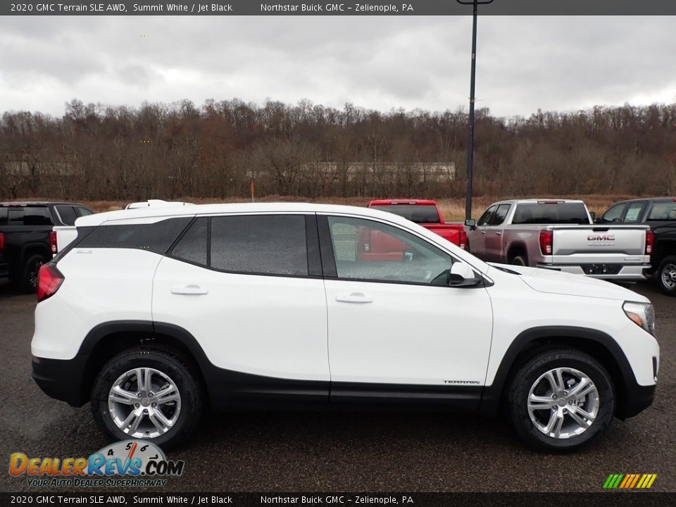 2020 GMC Terrain SLE AWD Summit White / Jet Black Photo #4