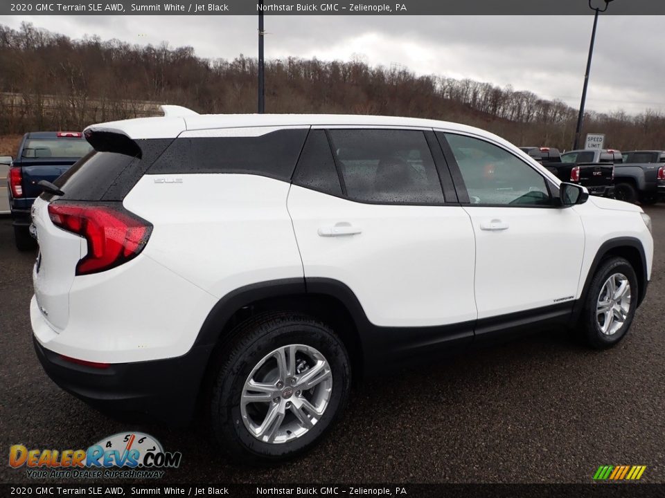 2020 GMC Terrain SLE AWD Summit White / Jet Black Photo #5