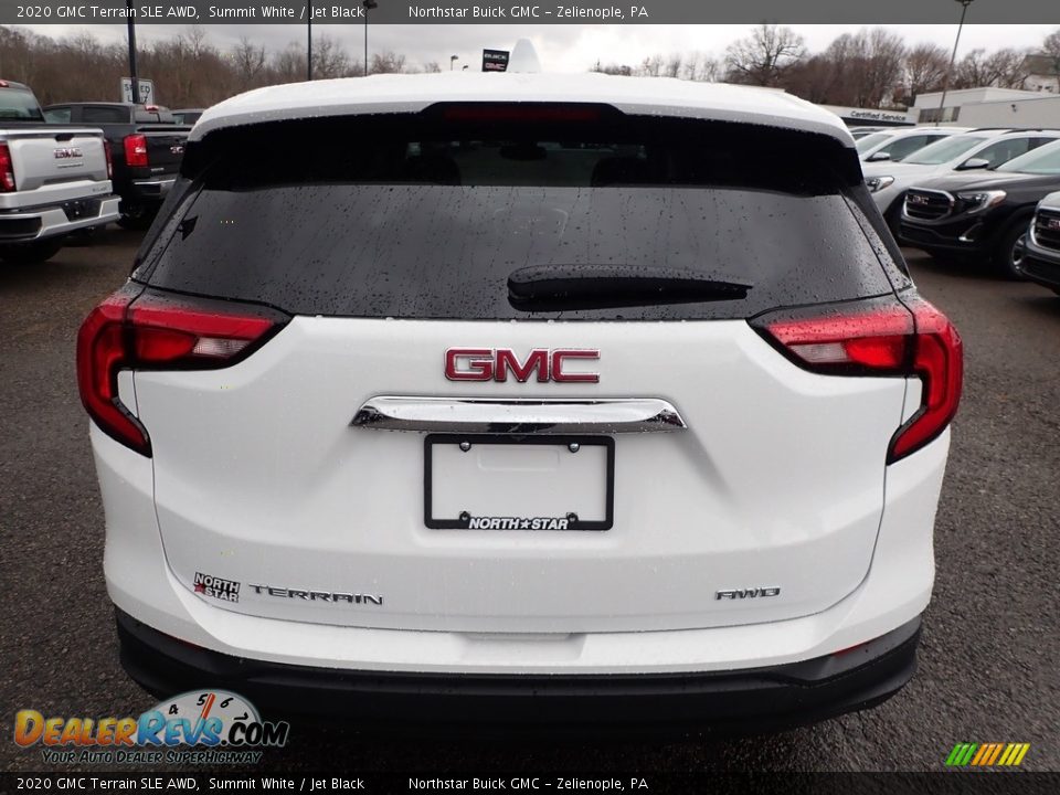 2020 GMC Terrain SLE AWD Summit White / Jet Black Photo #6