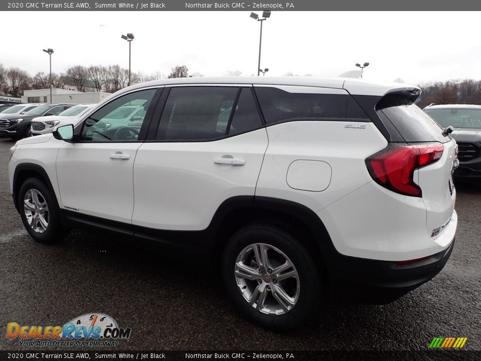 2020 GMC Terrain SLE AWD Summit White / Jet Black Photo #8