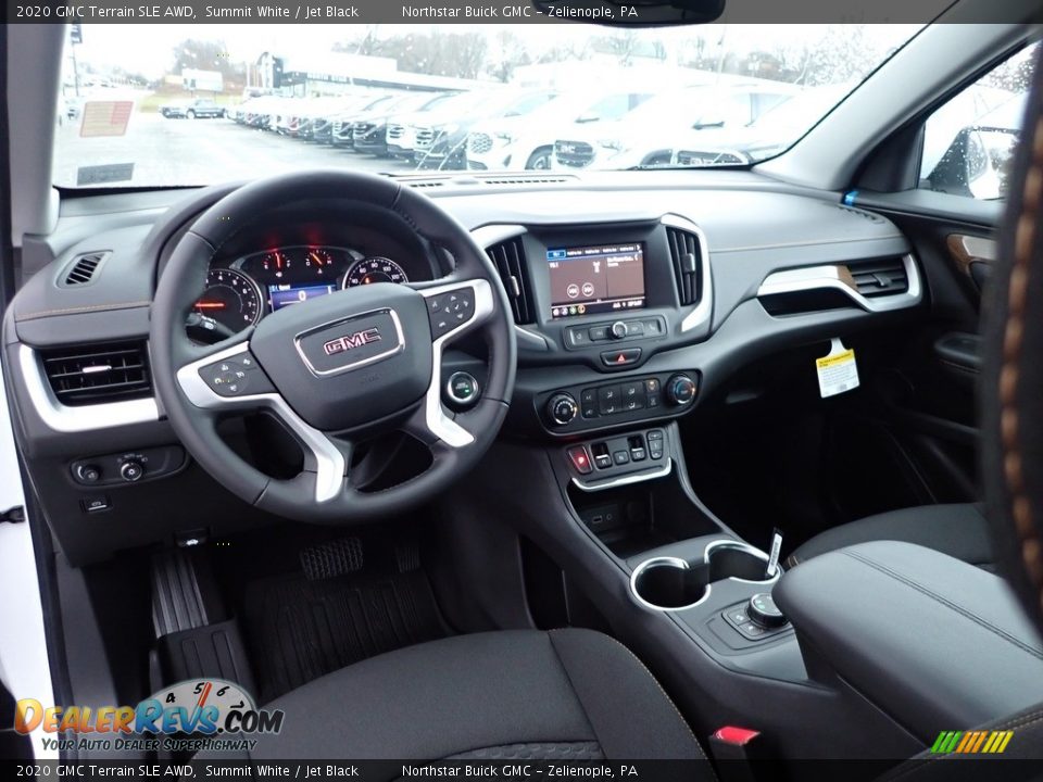 2020 GMC Terrain SLE AWD Summit White / Jet Black Photo #14