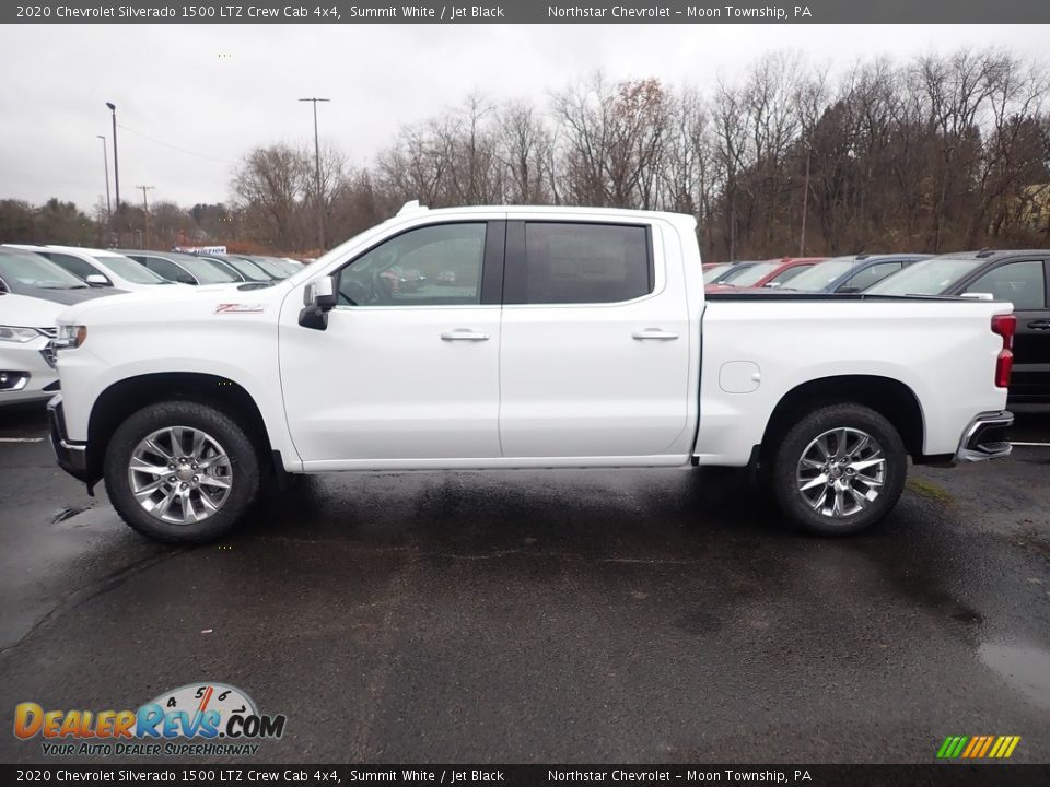 Summit White 2020 Chevrolet Silverado 1500 LTZ Crew Cab 4x4 Photo #2
