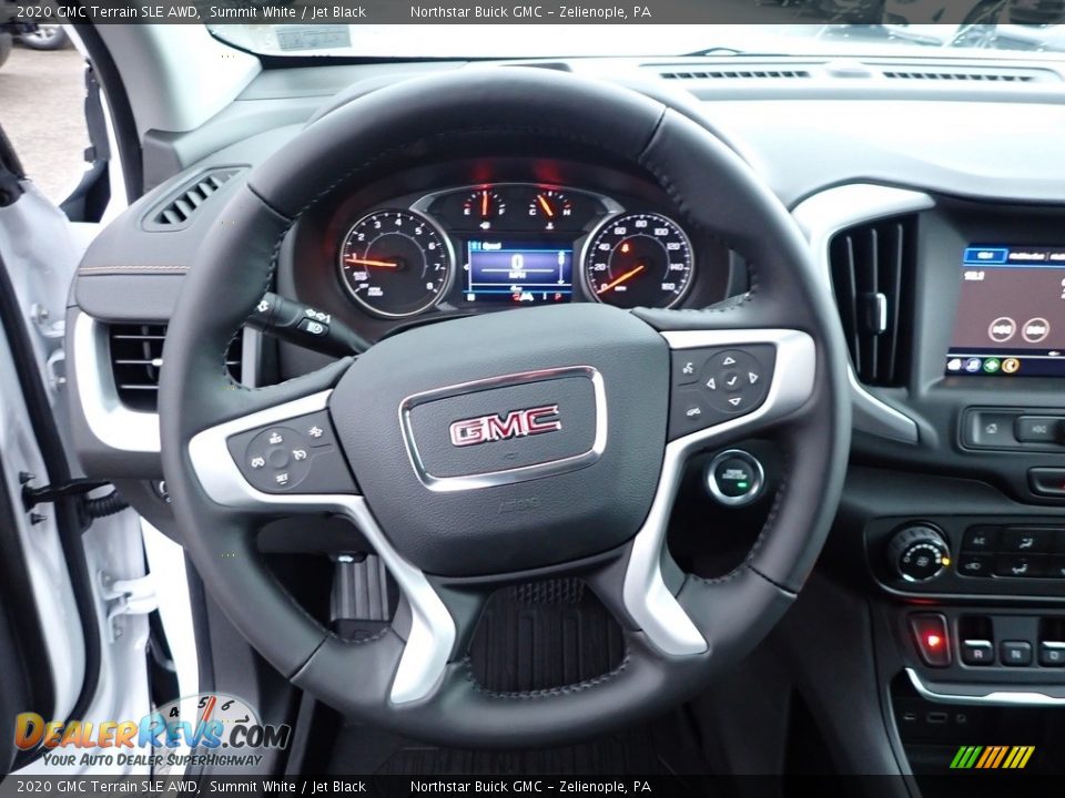 2020 GMC Terrain SLE AWD Summit White / Jet Black Photo #16
