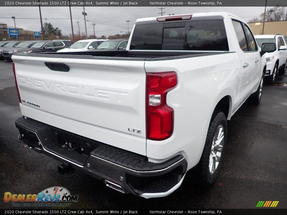 2020 Chevrolet Silverado 1500 LTZ Crew Cab 4x4 Summit White / Jet Black Photo #5