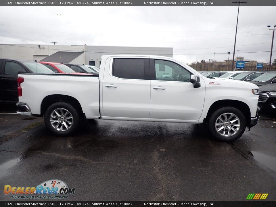 2020 Chevrolet Silverado 1500 LTZ Crew Cab 4x4 Summit White / Jet Black Photo #6