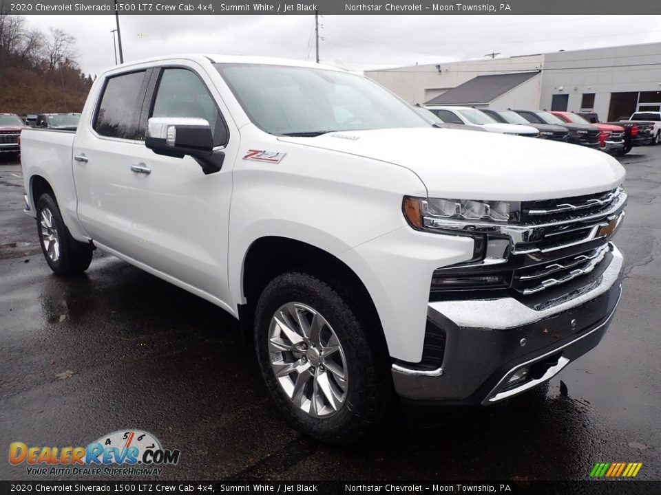 Summit White 2020 Chevrolet Silverado 1500 LTZ Crew Cab 4x4 Photo #7