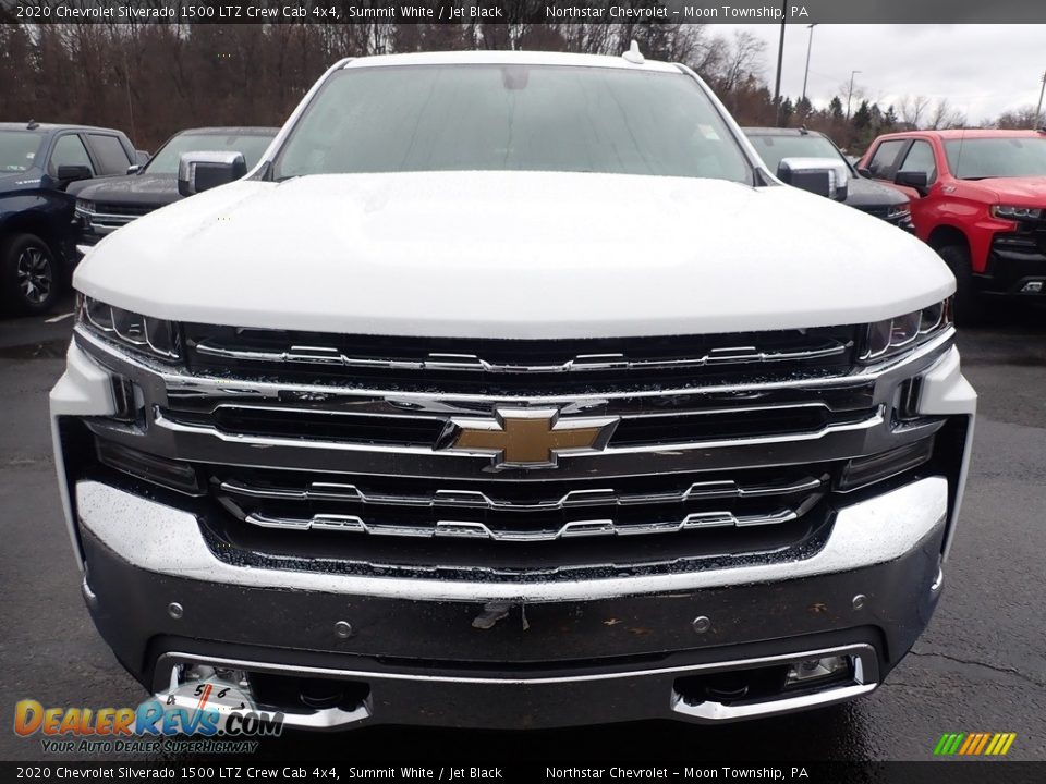 2020 Chevrolet Silverado 1500 LTZ Crew Cab 4x4 Summit White / Jet Black Photo #8