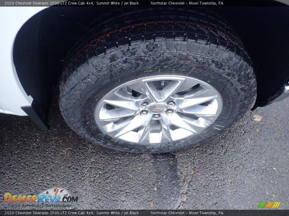 2020 Chevrolet Silverado 1500 LTZ Crew Cab 4x4 Summit White / Jet Black Photo #9