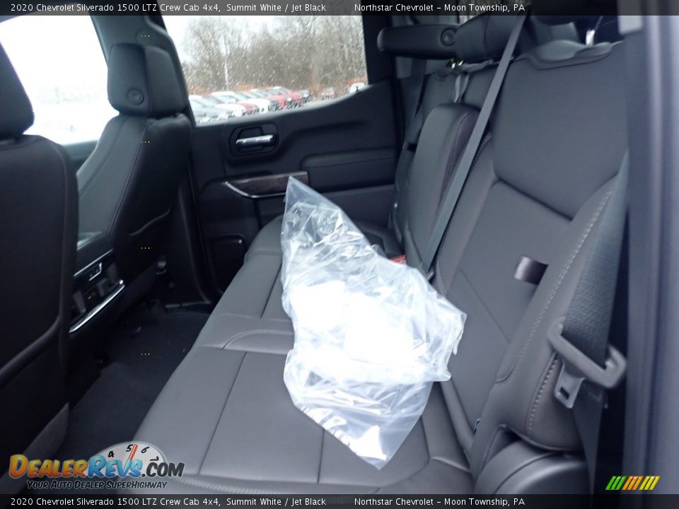 Rear Seat of 2020 Chevrolet Silverado 1500 LTZ Crew Cab 4x4 Photo #13