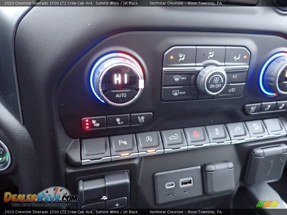 Controls of 2020 Chevrolet Silverado 1500 LTZ Crew Cab 4x4 Photo #20