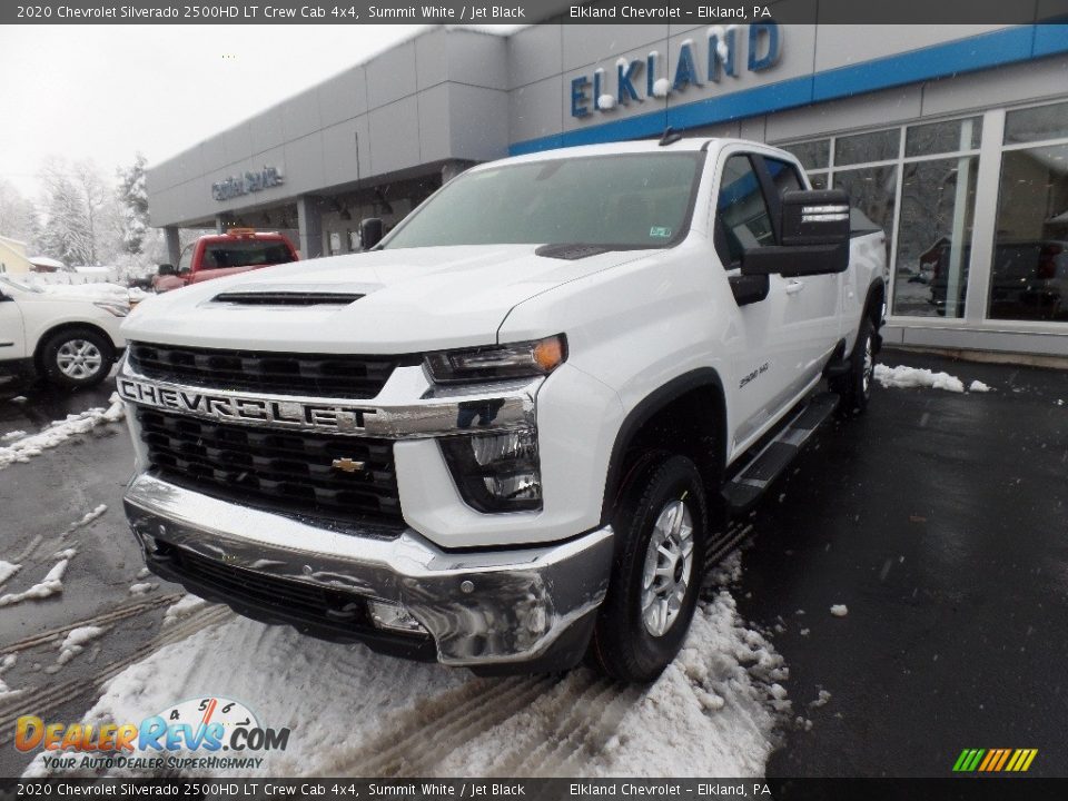 2020 Chevrolet Silverado 2500HD LT Crew Cab 4x4 Summit White / Jet Black Photo #3