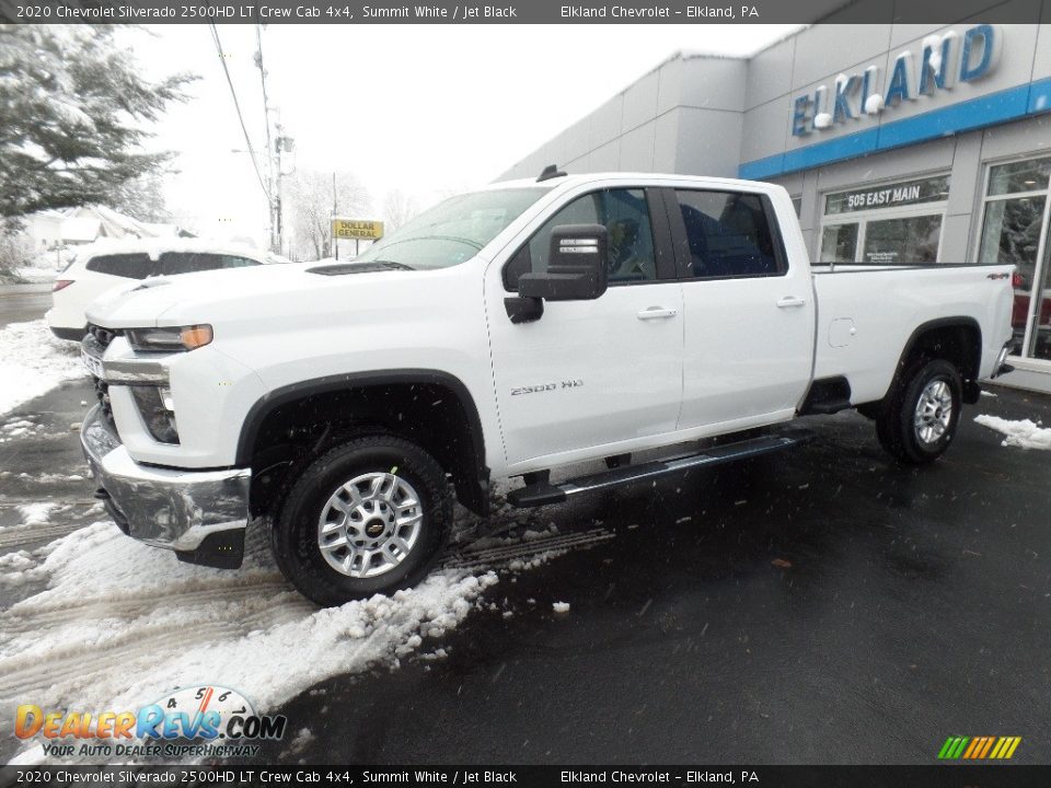 2020 Chevrolet Silverado 2500HD LT Crew Cab 4x4 Summit White / Jet Black Photo #4