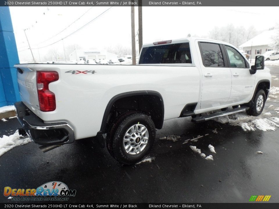2020 Chevrolet Silverado 2500HD LT Crew Cab 4x4 Summit White / Jet Black Photo #8