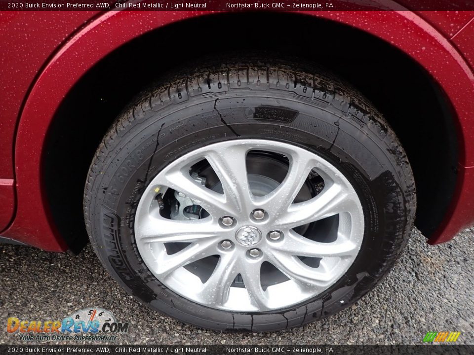 2020 Buick Envision Preferred AWD Chili Red Metallic / Light Neutral Photo #11