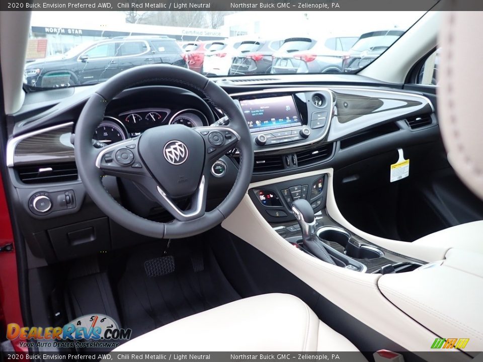 2020 Buick Envision Preferred AWD Chili Red Metallic / Light Neutral Photo #16