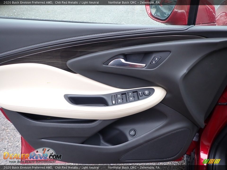 2020 Buick Envision Preferred AWD Chili Red Metallic / Light Neutral Photo #17