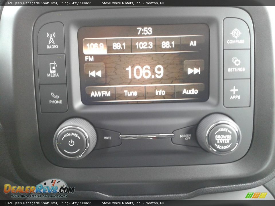 2020 Jeep Renegade Sport 4x4 Sting-Gray / Black Photo #21