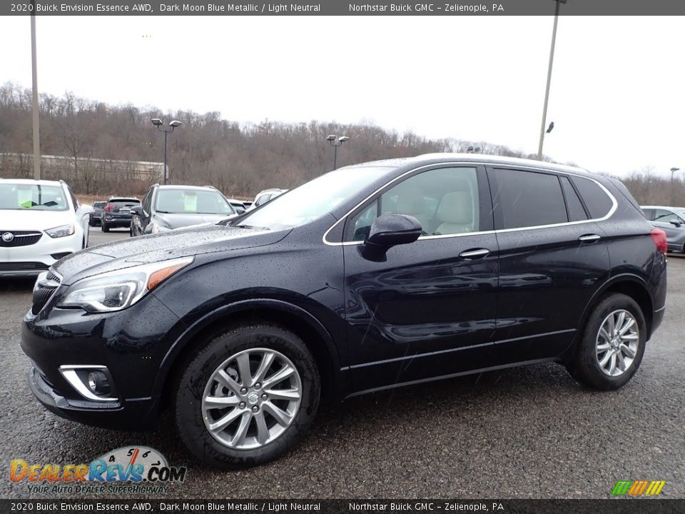 Dark Moon Blue Metallic 2020 Buick Envision Essence AWD Photo #1