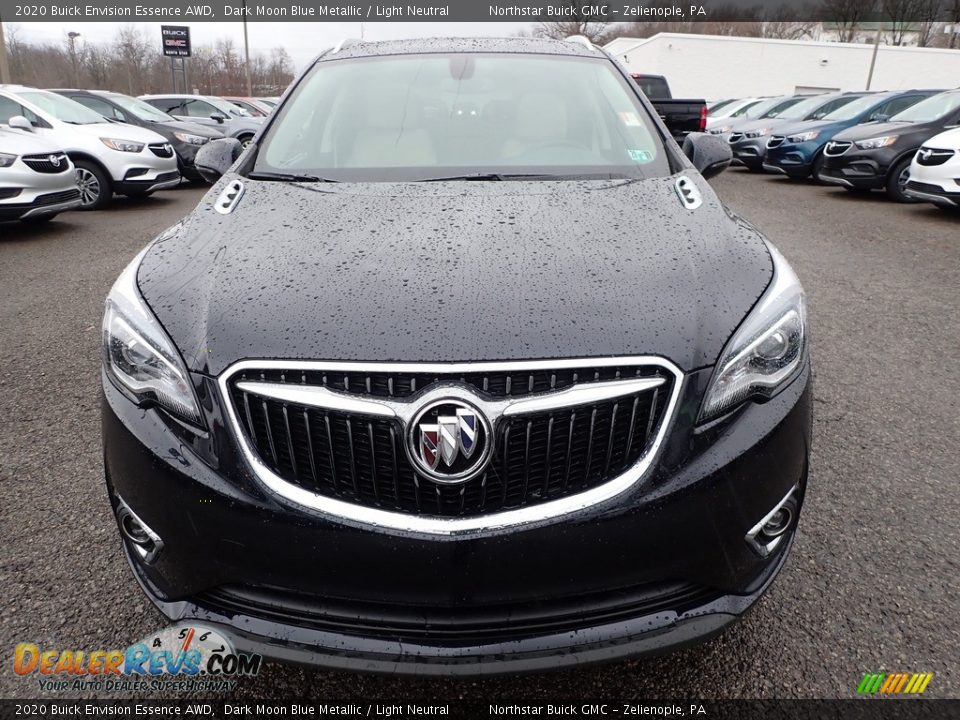 2020 Buick Envision Essence AWD Dark Moon Blue Metallic / Light Neutral Photo #2