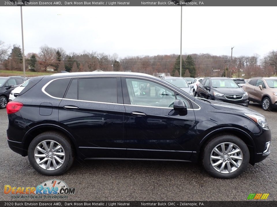 Dark Moon Blue Metallic 2020 Buick Envision Essence AWD Photo #4