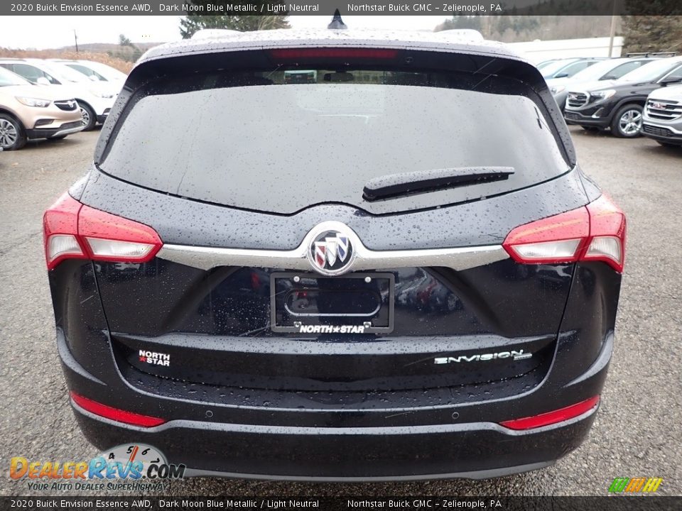 2020 Buick Envision Essence AWD Dark Moon Blue Metallic / Light Neutral Photo #6