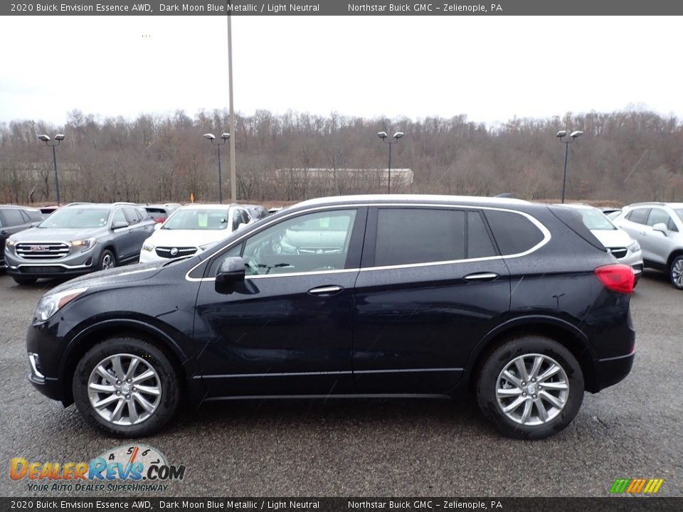 Dark Moon Blue Metallic 2020 Buick Envision Essence AWD Photo #9