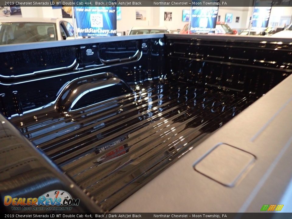 2019 Chevrolet Silverado LD WT Double Cab 4x4 Black / Dark Ash/Jet Black Photo #2