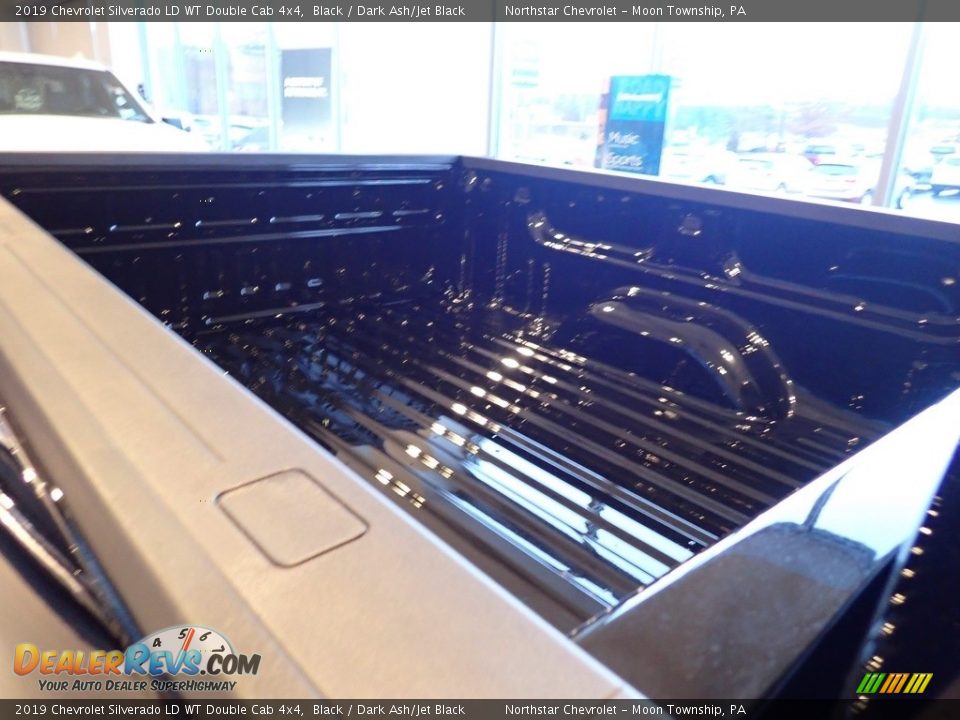 2019 Chevrolet Silverado LD WT Double Cab 4x4 Black / Dark Ash/Jet Black Photo #12