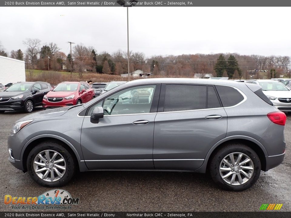 Satin Steel Metallic 2020 Buick Envision Essence AWD Photo #9