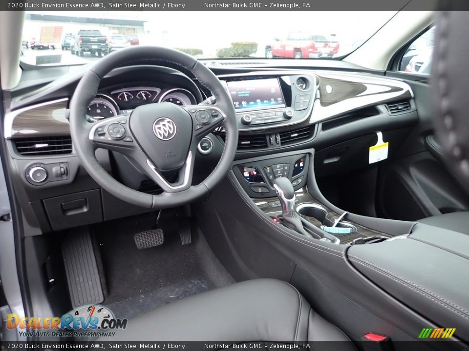 Ebony Interior - 2020 Buick Envision Essence AWD Photo #16