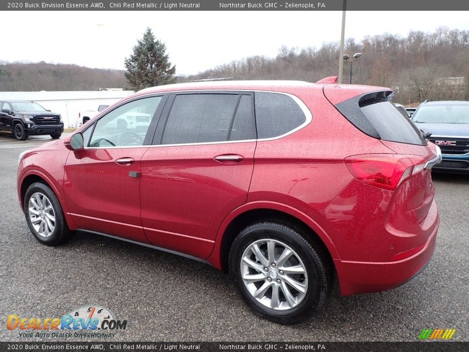 Chili Red Metallic 2020 Buick Envision Essence AWD Photo #8