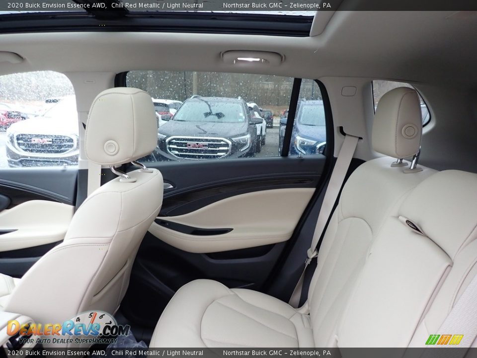 Rear Seat of 2020 Buick Envision Essence AWD Photo #14