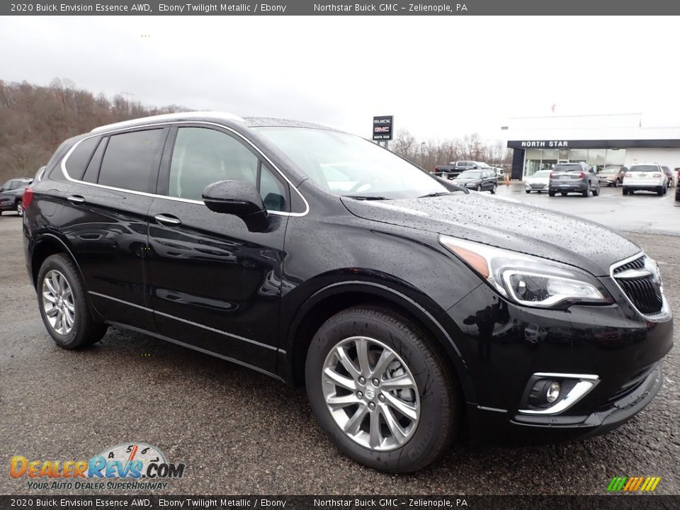 Front 3/4 View of 2020 Buick Envision Essence AWD Photo #3