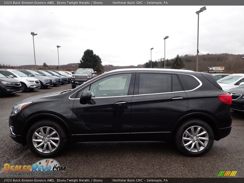 2020 Buick Envision Essence AWD Ebony Twilight Metallic / Ebony Photo #9