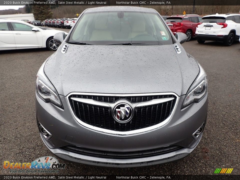 2020 Buick Envision Preferred AWD Satin Steel Metallic / Light Neutral Photo #2