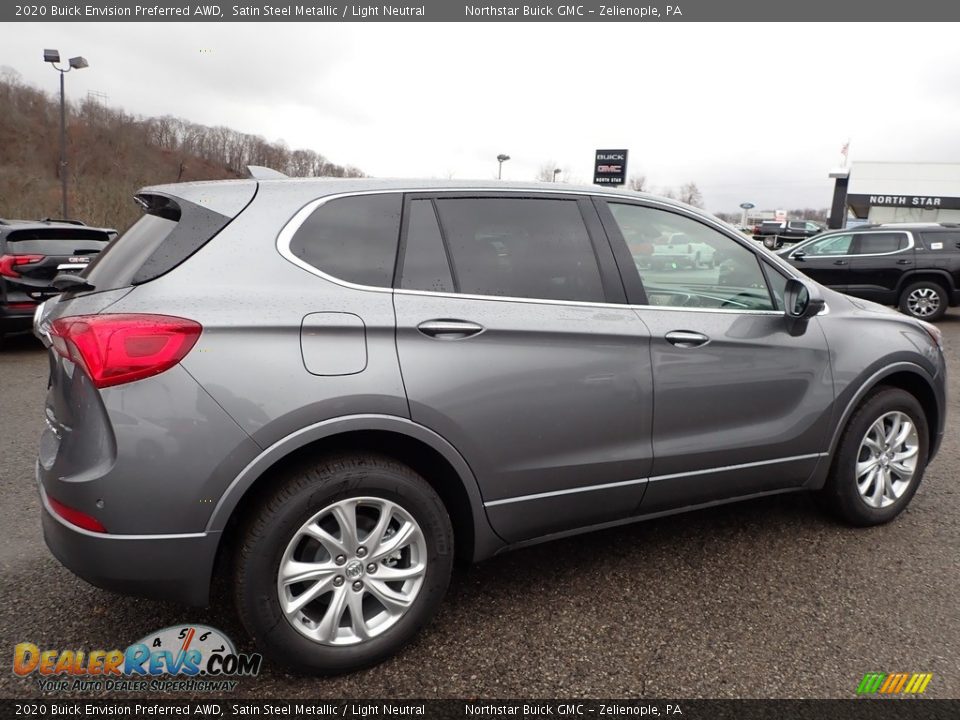 2020 Buick Envision Preferred AWD Satin Steel Metallic / Light Neutral Photo #5