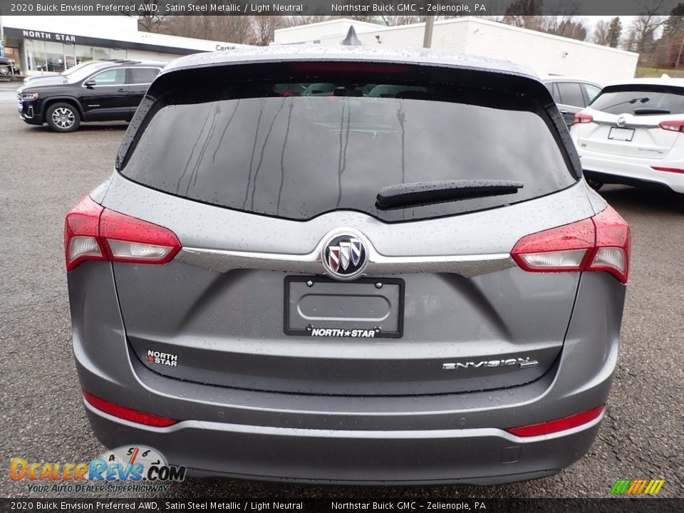 2020 Buick Envision Preferred AWD Satin Steel Metallic / Light Neutral Photo #6