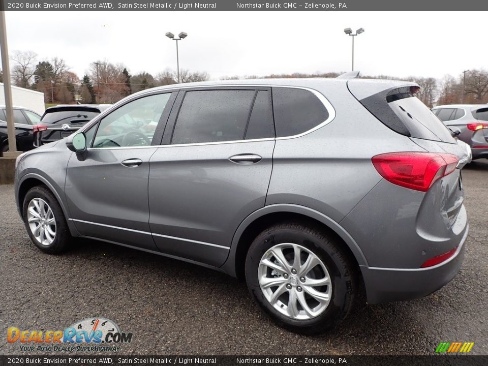 2020 Buick Envision Preferred AWD Satin Steel Metallic / Light Neutral Photo #9