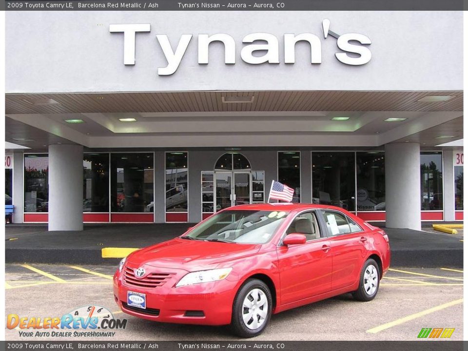 2009 Toyota Camry LE Barcelona Red Metallic / Ash Photo #1