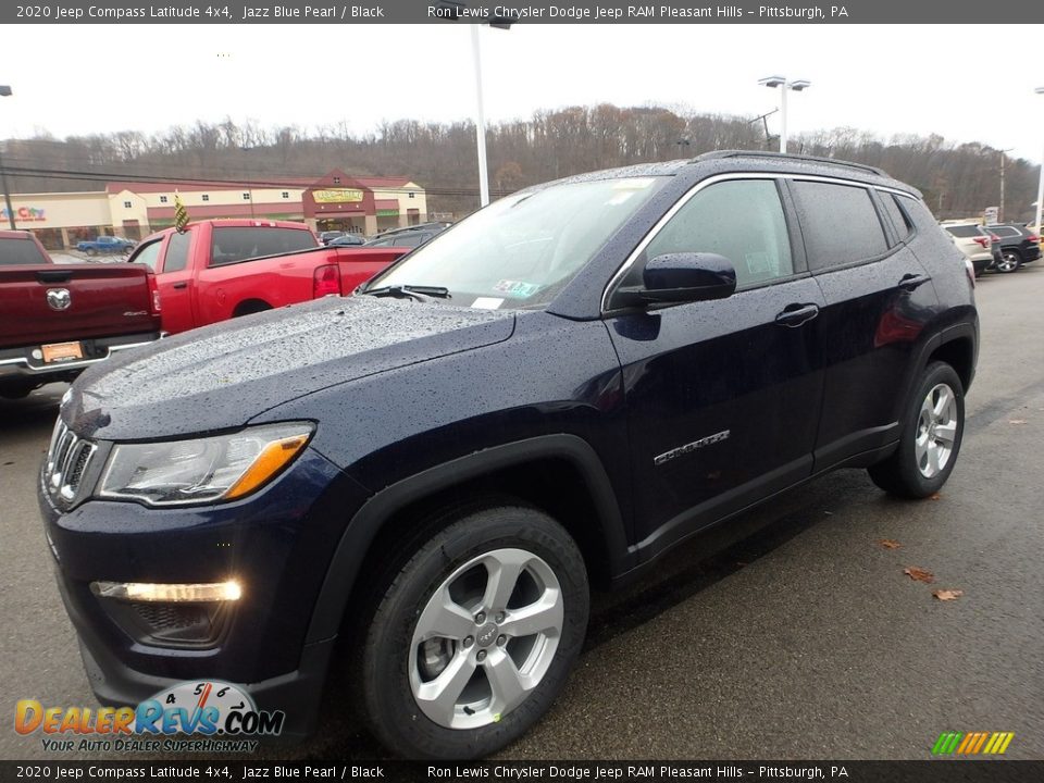 2020 Jeep Compass Latitude 4x4 Jazz Blue Pearl / Black Photo #1
