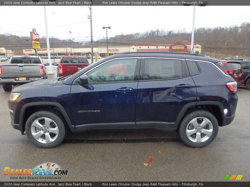 2020 Jeep Compass Latitude 4x4 Jazz Blue Pearl / Black Photo #2