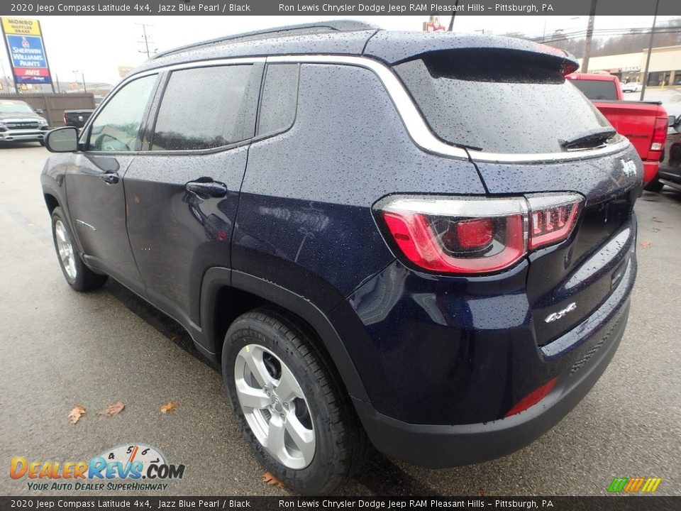 2020 Jeep Compass Latitude 4x4 Jazz Blue Pearl / Black Photo #3