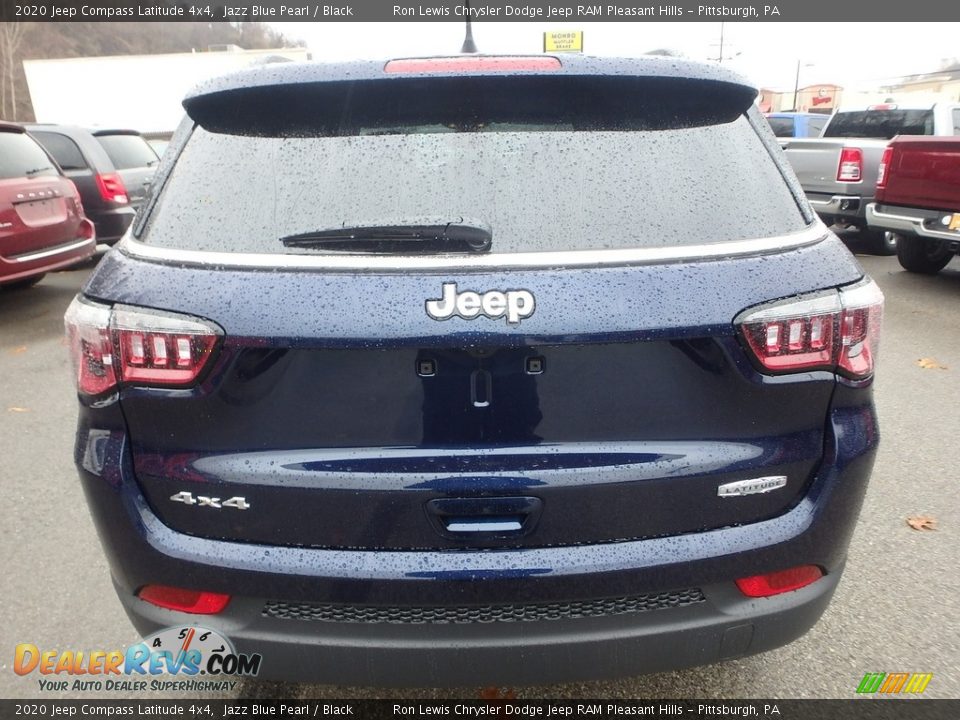 2020 Jeep Compass Latitude 4x4 Jazz Blue Pearl / Black Photo #4
