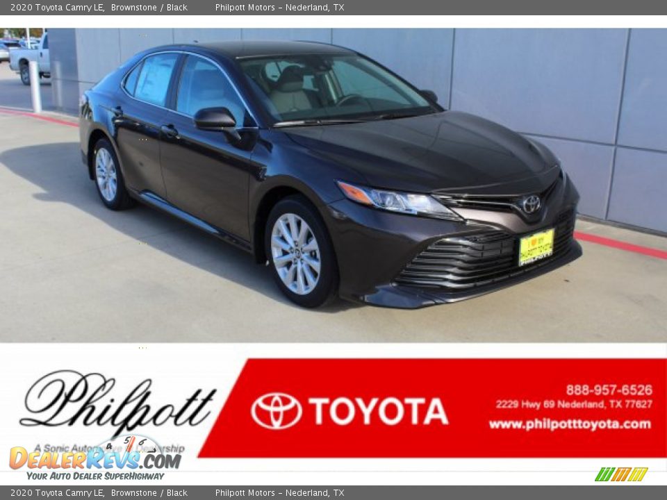 2020 Toyota Camry LE Brownstone / Black Photo #1