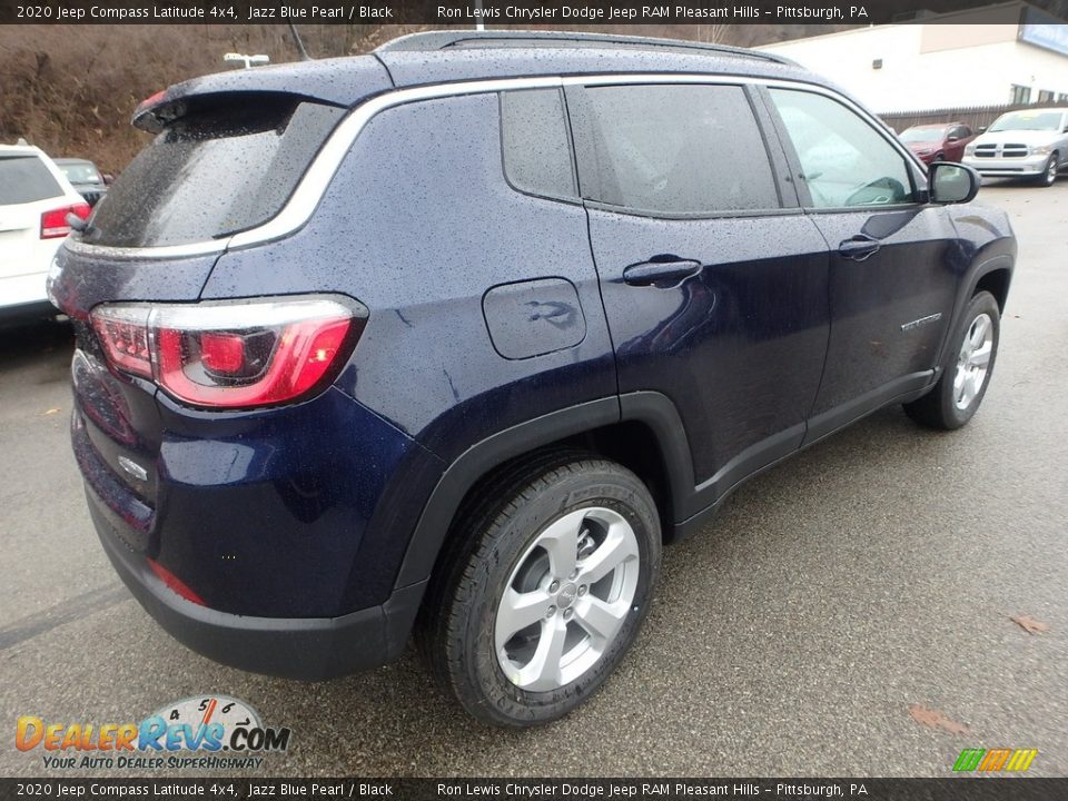 2020 Jeep Compass Latitude 4x4 Jazz Blue Pearl / Black Photo #6